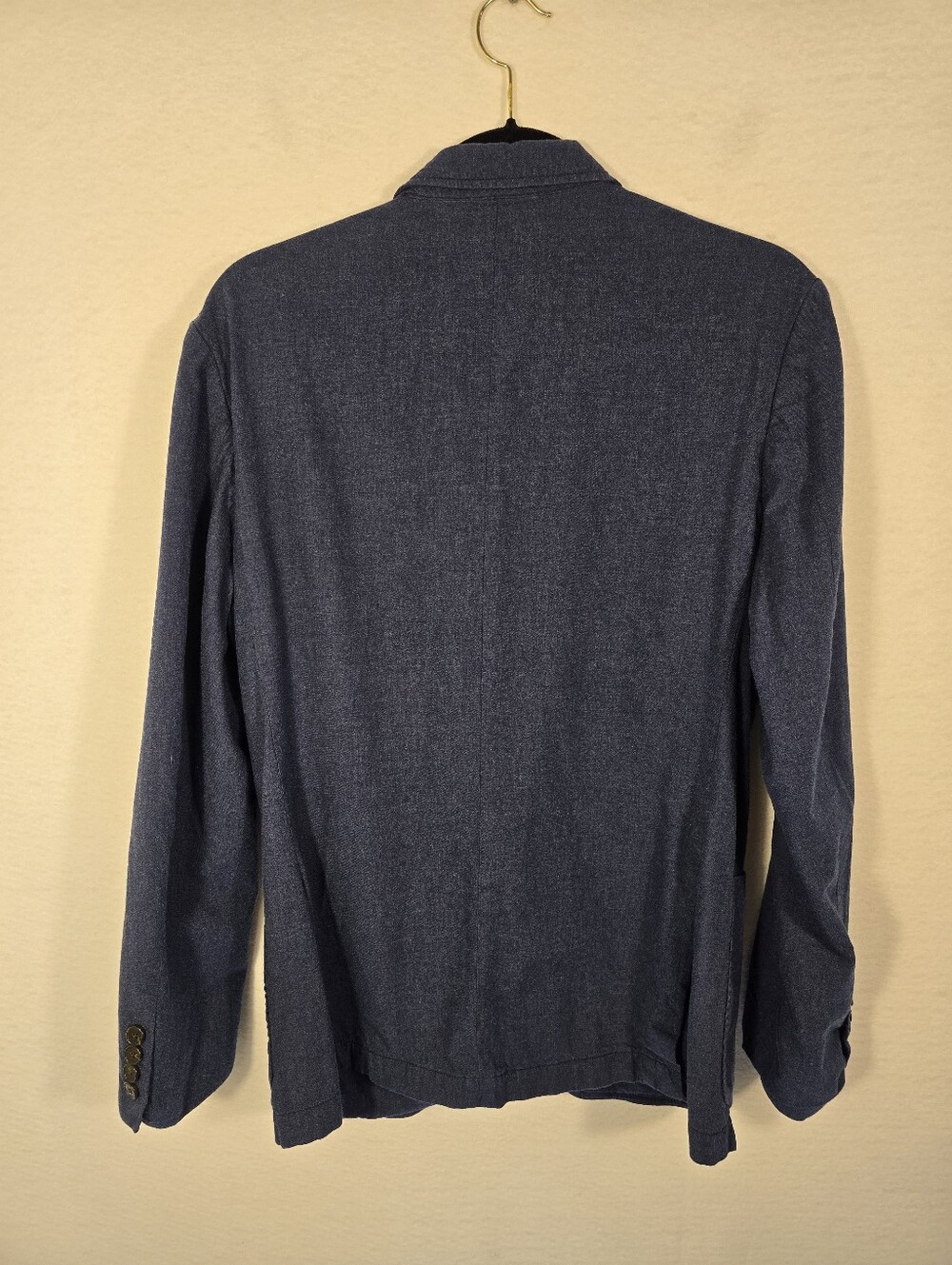 J.crew ThompsonCotton Blue 2 Button 5 Pocket Lightweight Chambray Blazer Mens 38 - Picture 12 of 16